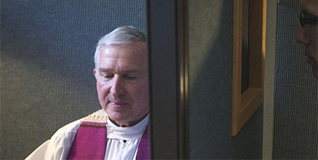 Priests who fail to report abuse heard in confession face a maximum penalty of $6000 (CNS/Chaz Muth) 