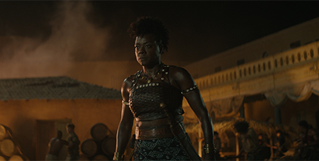 Viola Davis in The Woman King (CTMG/Sony Pictures Entertainment)