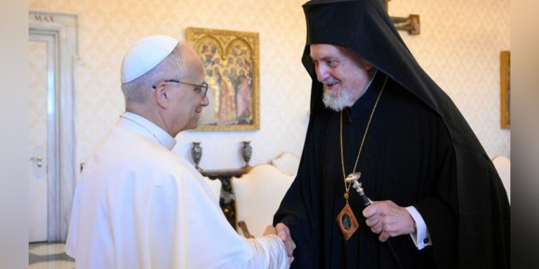 Pope Leo reaffirms commitment to full communion with Orthodox Church ...