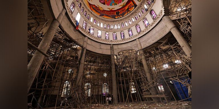 Arerti Maryam Church collapse photo 2